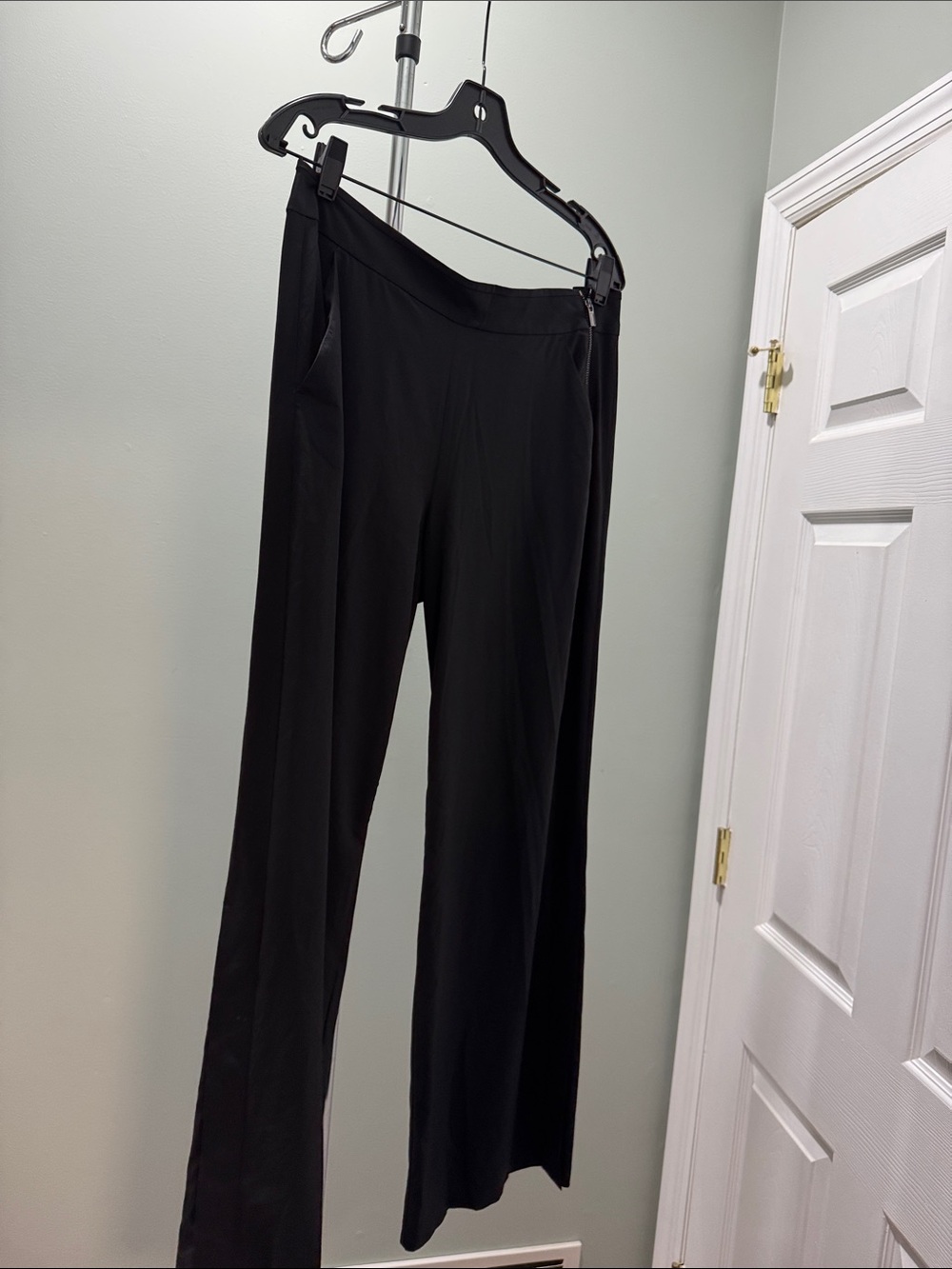 Athleta Black Wide-Leg Ponte Pants